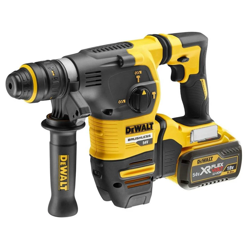 DeWalt Kombihammer DCH334X2-QW XR FLEXVOLT 54 V 9 Ah Set mit Ladegerät und 2x Akku