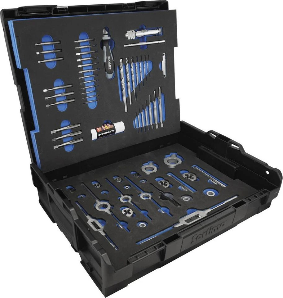 ELC Gewindeschneider 61-teilig HSSE M3-M12 Gewindeschneidwerkzeug-Set