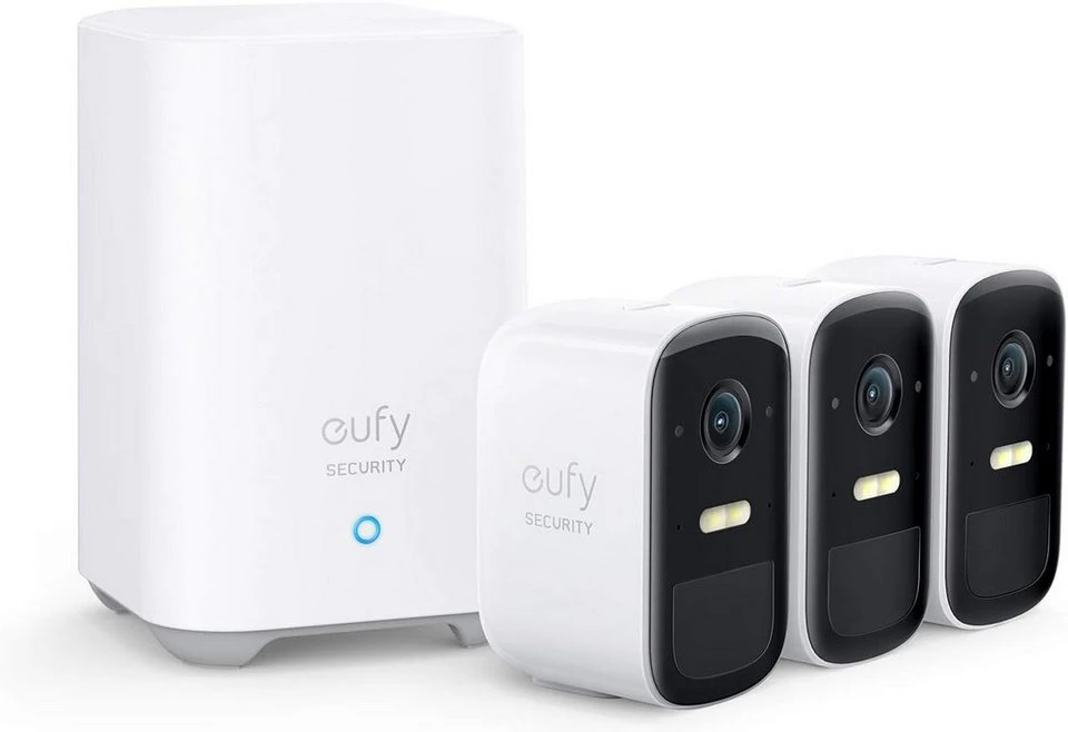 eufy Security eufyCam 2C Überwachungskamera außen 180 Tage Akku HD 1080p IP67