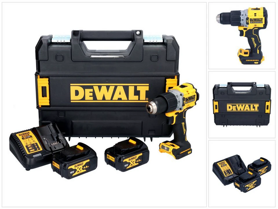 DeWalt DCD 805 M2T Akku Schlagbohrschrauber 18 V 90 Nm Brushless 2x 4,0 Ah