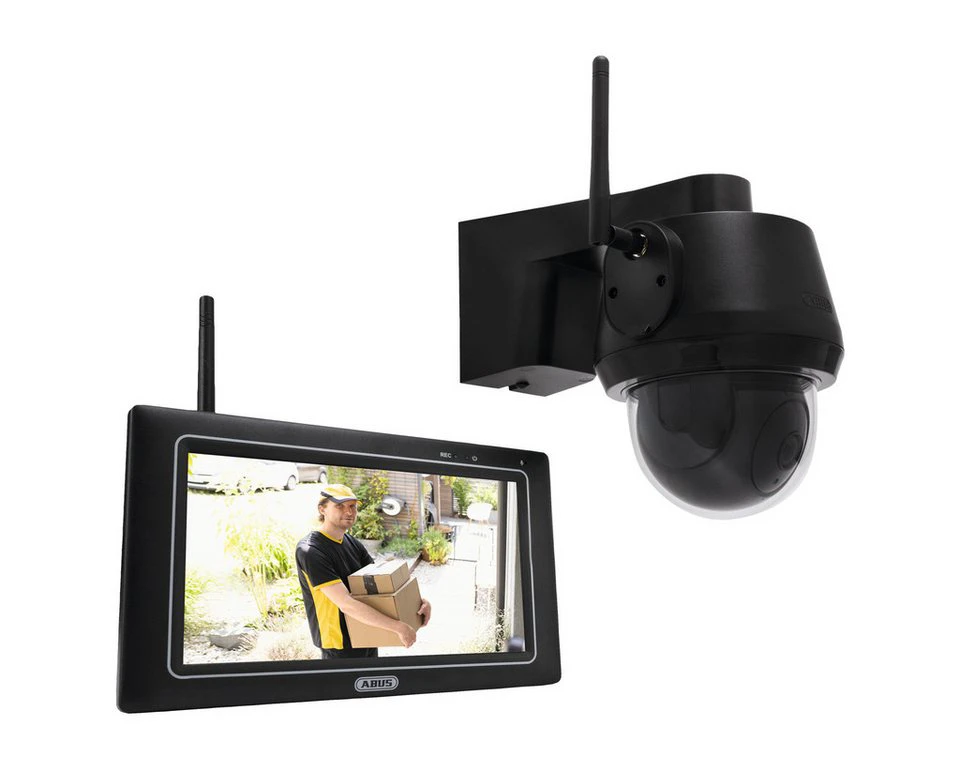 ABUS EasyLook BasicSet PPDF17000 Überwachungskamera mit tragbarem Monitor