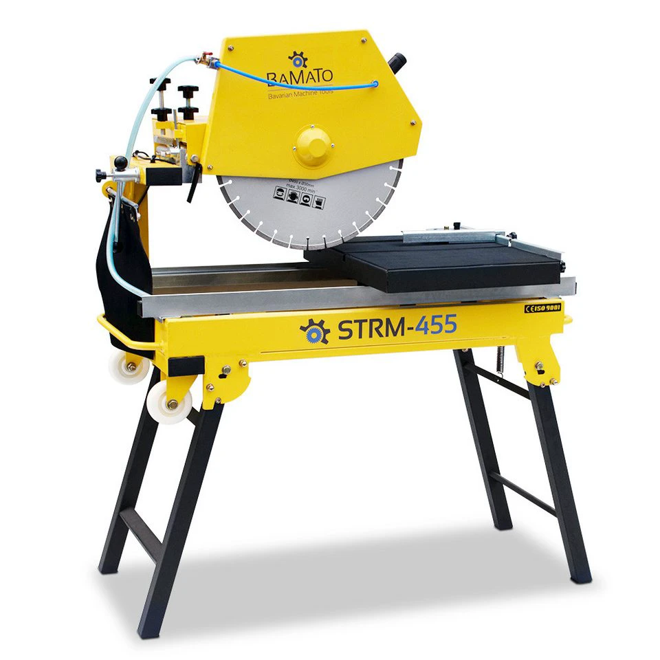 BAMATO Steintrennmaschine STRM-455 2200 W 450 mm 230 V 45° 150 mm Fahrwerk