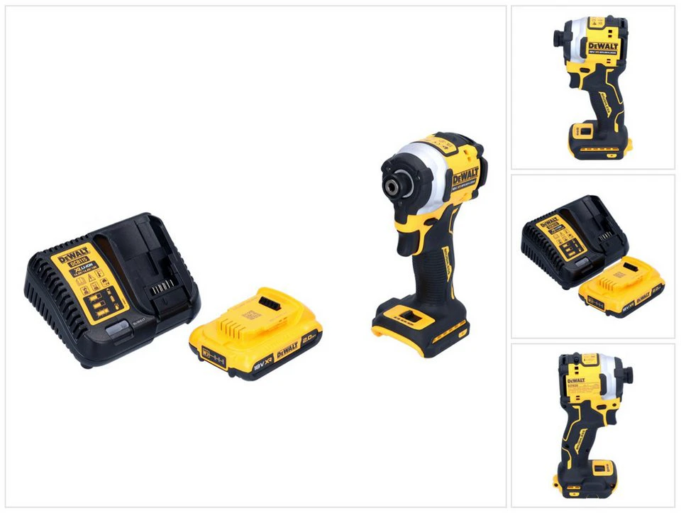 DeWalt Akku-Schlagschrauber DCF 850 18 V 205 Nm 1/4 Zoll Brushless mit 1x Akku