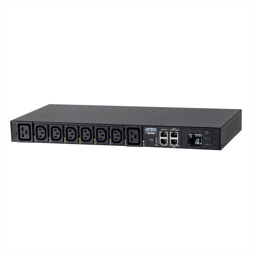 ATEN PG8308G 8P 1U 32A Strommessung eco PDU Steckdosenleiste