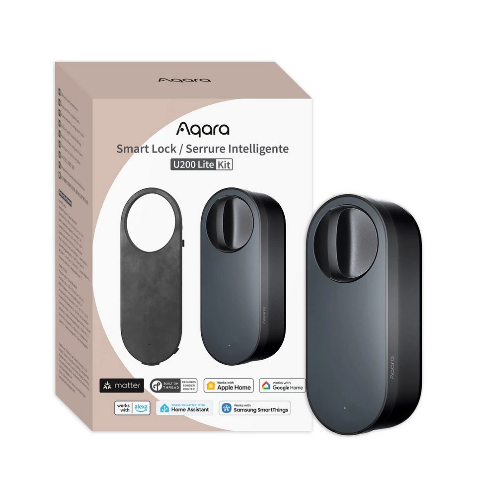Aqara Türschlossantrieb U200 Lite Kit Matter over Thread Apple Home Google Home Alexa SmartThings