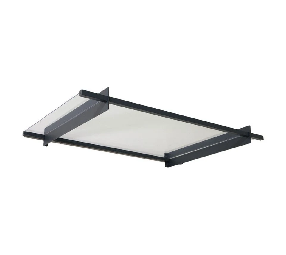 Palram - Canopia Vordach Nancy 1500 Anthrazit 94x151x14 cm