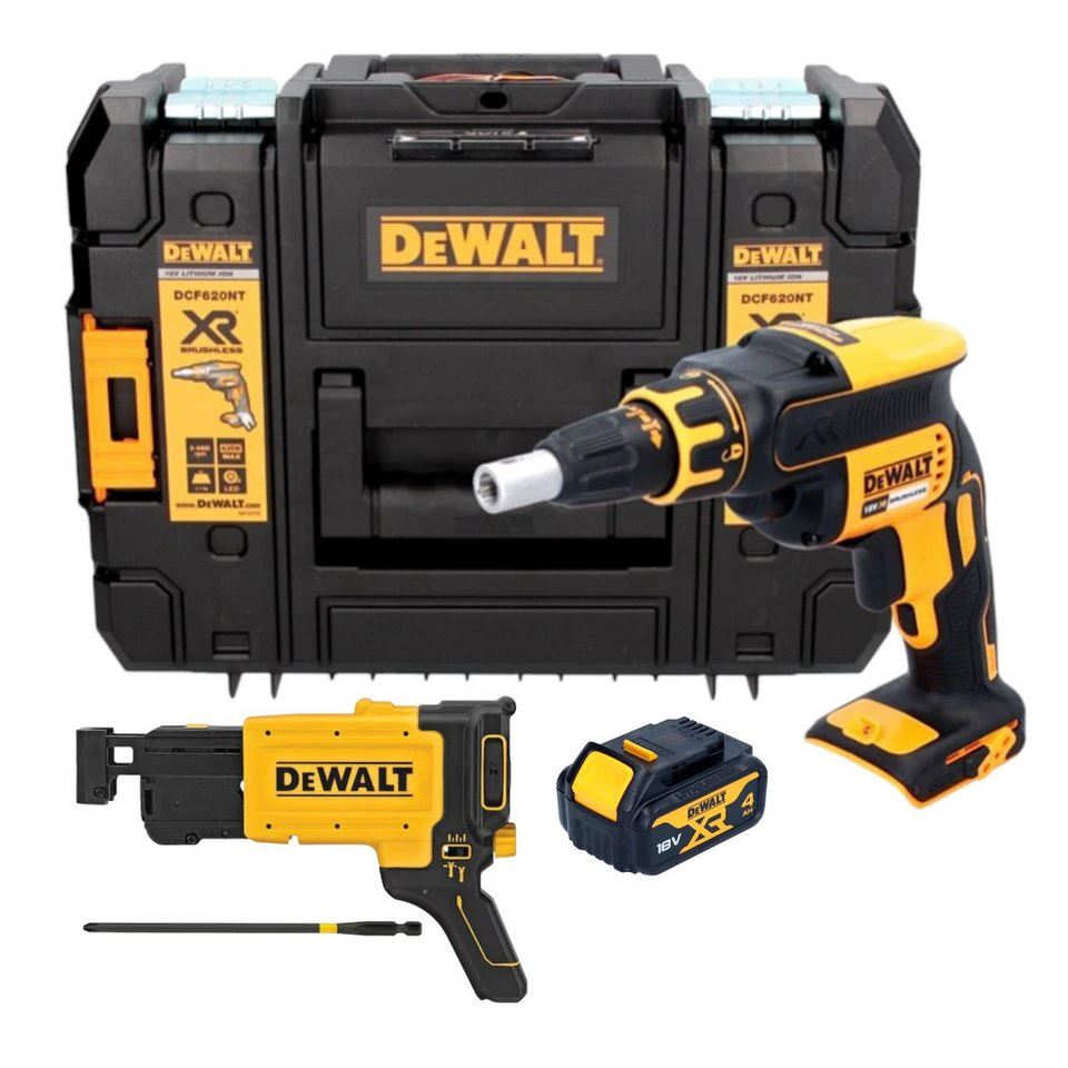 DeWalt Akku-Magazinschrauber DCF 620 18 V 30 Nm Brushless 4,0 Ah TSTAK ohne Ladegerät