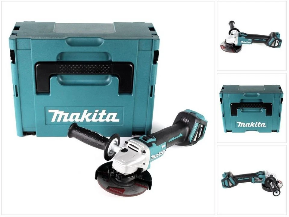 Makita DGA 511 Akku Winkelschleifer 18 V 125 mm Brushless Solo Makpac