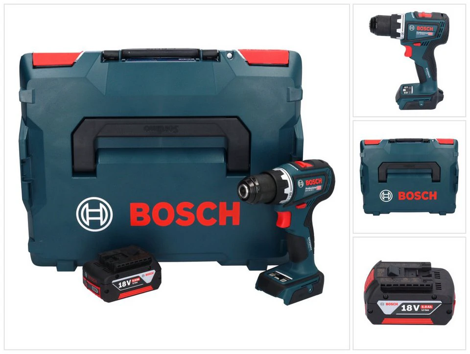 Bosch Professional GSR 18V-90 C Professional Akku-Bohrschrauber 18 V 64 Nm Brushless