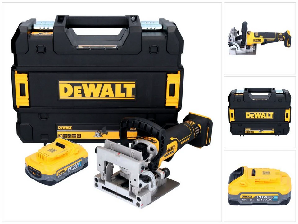 DeWalt Akku Flachdübelfräse DCW 682 18 V 102 x 20 mm Brushless