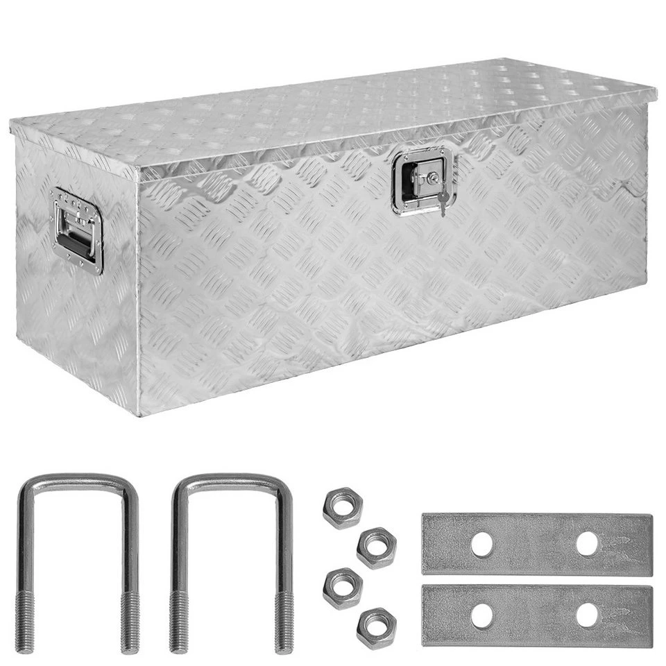 Trucky Anhänger-Deichselbox Truckbox D160 Aluminium mit Montagesatz