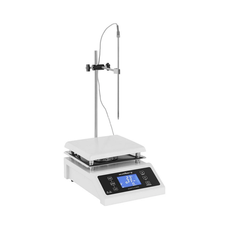 Steinberg Systems Magnetrührer SBS-MR-2000 mit Heizplatte Keramik 19 x 19 cm