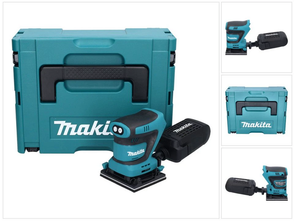 Makita DBO 480 Akku-Schwingschleifer 18 V 112 x 102 mm Makpac ohne Akku