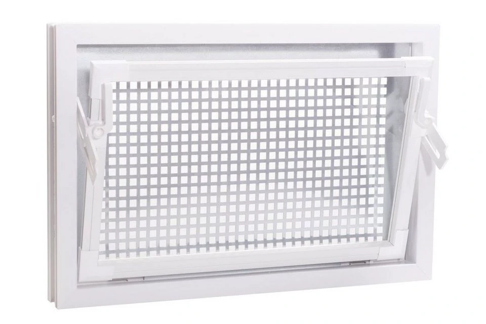 ACO Severin Ahlmann GmbH & Co. KG Kellerfenster Einfachglas Kippfenster weiß 60x40 cm Schutzgitter