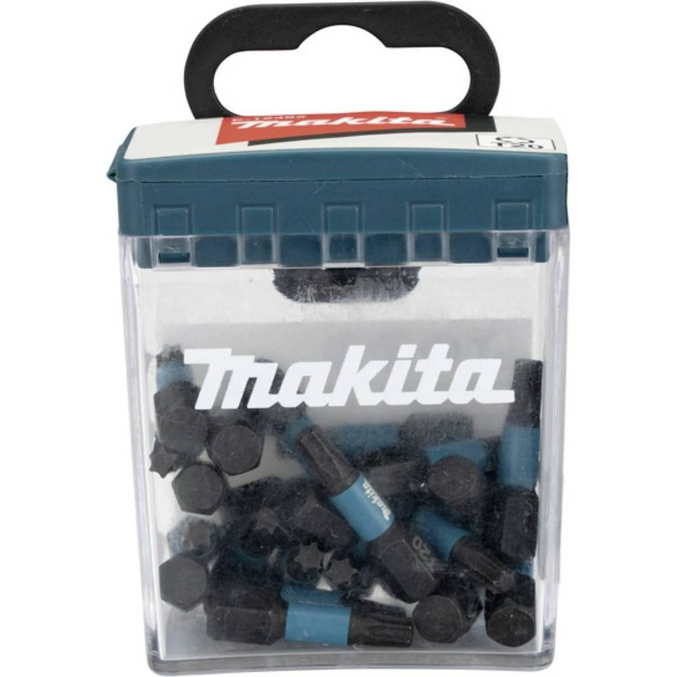 Makita Bit-Set schwarze Impact-Schraubenbits im kompakten Flip-Top-Koffer