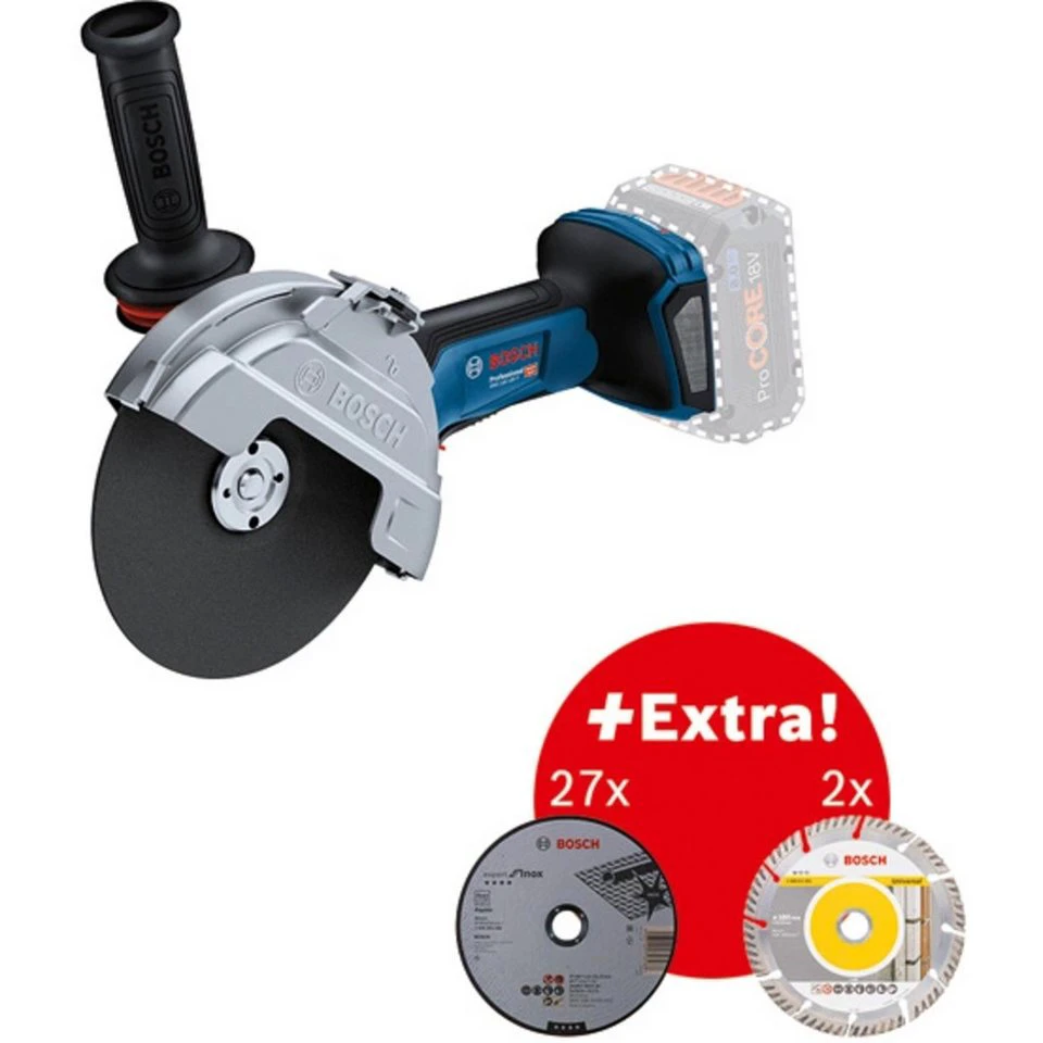 Bosch Professional Winkelschleifer GWS 14-125 1.400 Watt mit Staubabsaugung