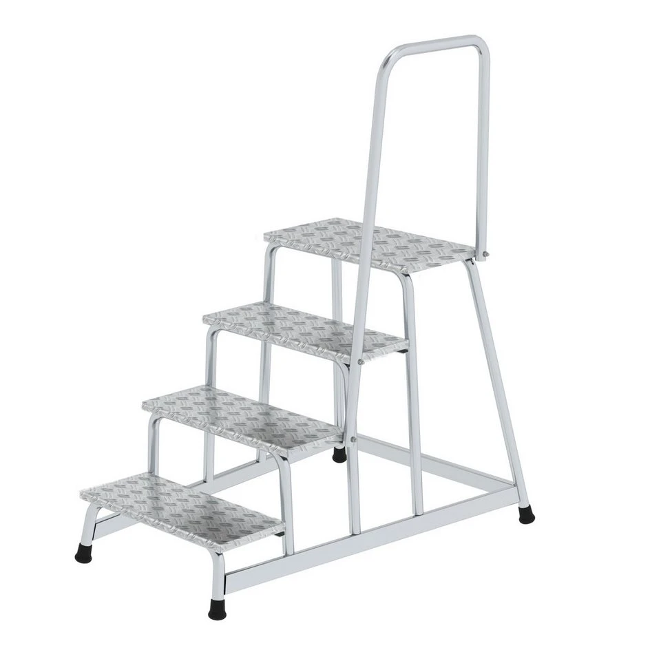 Munk Vielzweckleiter Arbeitspodest 50044 starr 4 Stufen mit Handlauf
