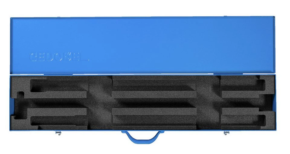 Gedore Werkzeugkoffer WK 8564-72-81 Blechkasten mit Tool-Check-Einlage EK-F