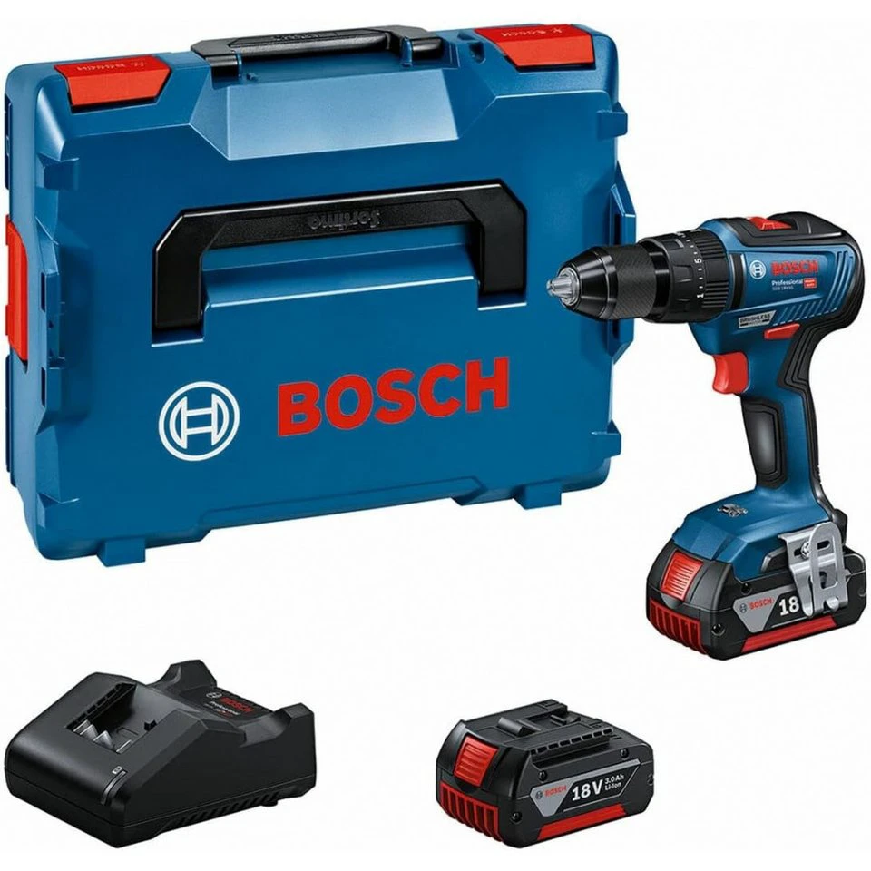 BOSCH Akku-Schlagbohrschrauber GSB 18V-55 Professional blau/schwarz 55 Nm 1.750 U/min