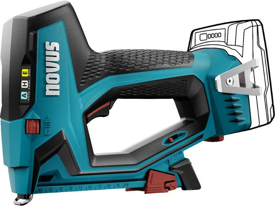 NOVUS Akku-Tacker J-550 Solo Version ohne Akkus und Ladegerät