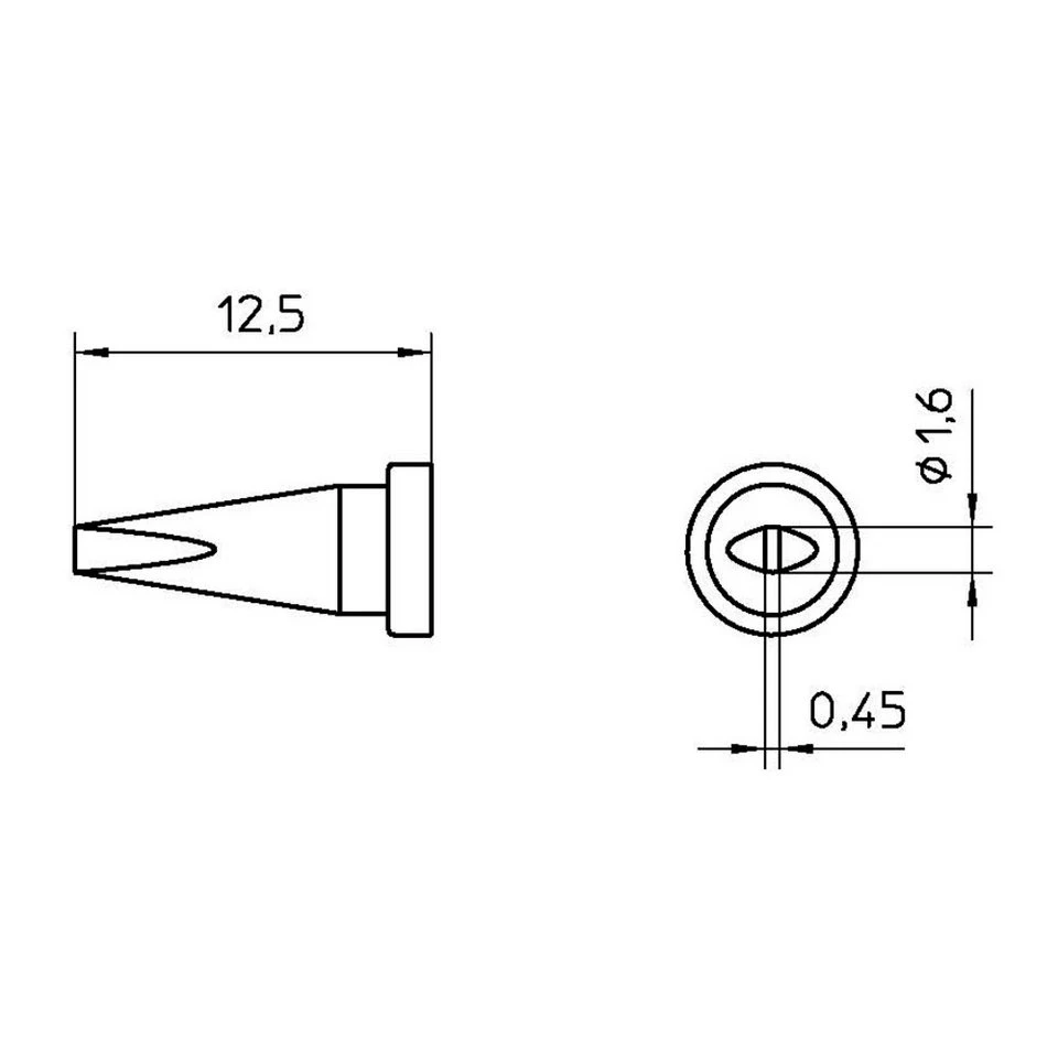 Weller Lötspitze LT ASL gerade 1,6 mm