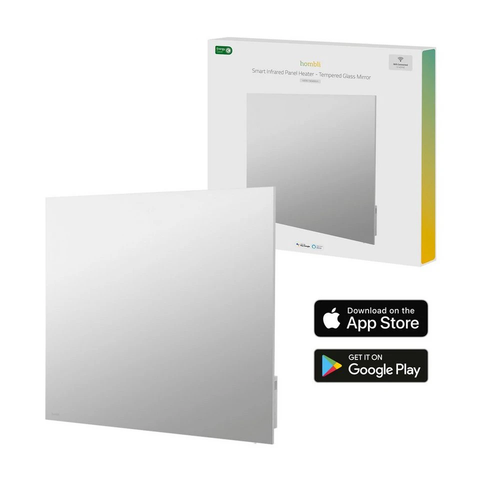Hombli smartes Infrarot Glas Heizpanel 400W Spiegel Smart-Home-Zubehör