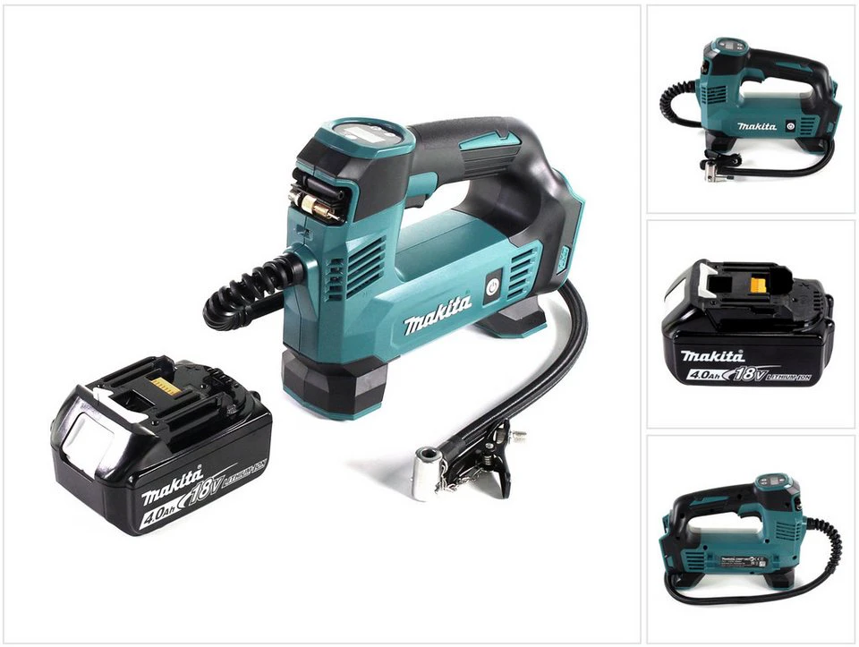 Makita Akku-Handkompressor DMP 180 M1 18 V 8,3 bar 4,0 Ah