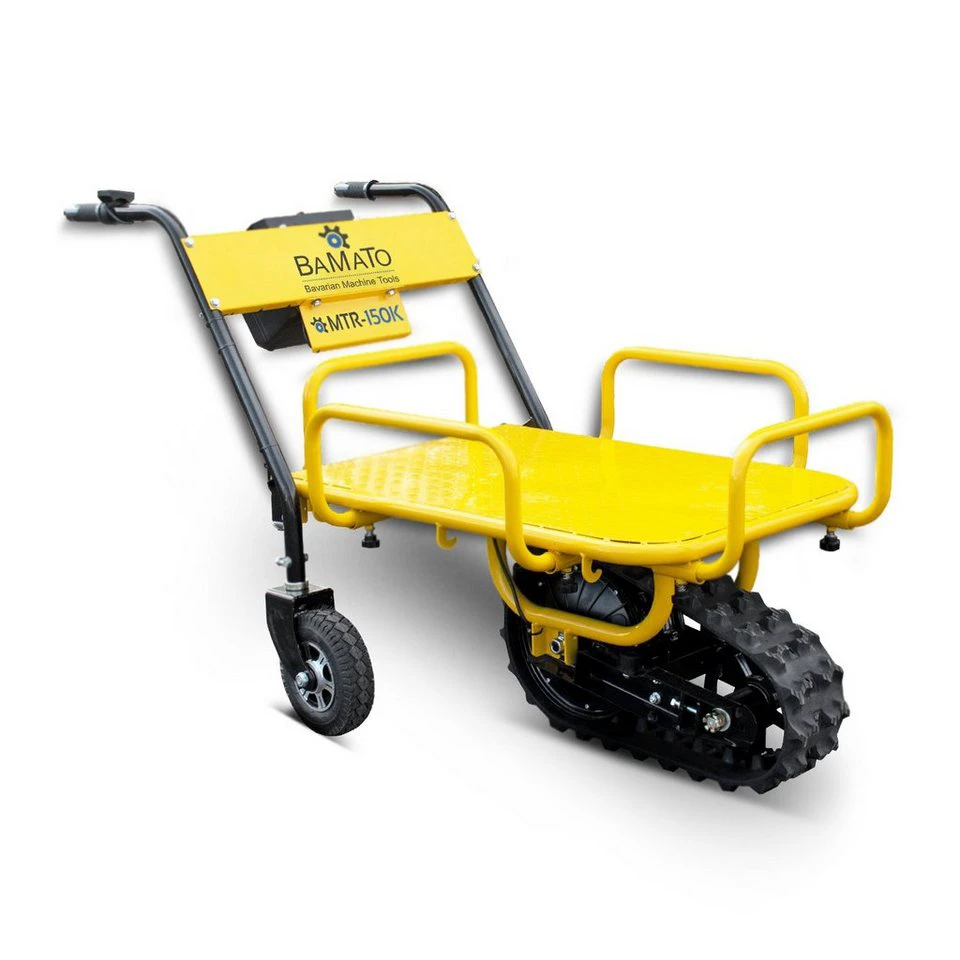 BAMATO Motorschubkarre MTR-150K Elektrodumper Akku Raupenlaufwerk 150 kg
