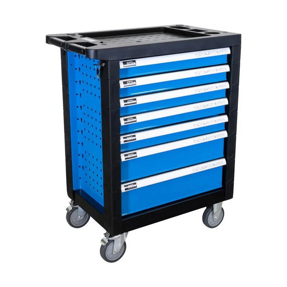 Güde Werkstattwagen GWSP 07 7 Schubladen blau RAL 5015 400 kg