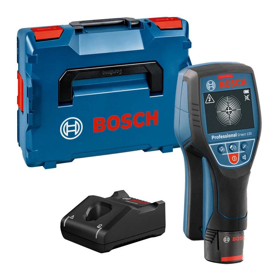 Bosch Professional Wallscanner D-tect 120 Leitungsortungsgerät 12V Akku 2,0Ah Schnellladegerät L-BOXX