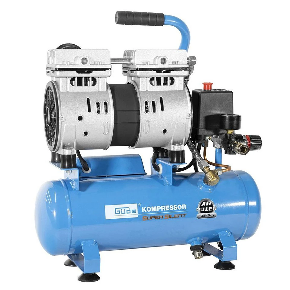 Güde Kompressor Airpower 105/8/6 Silent 550 W 6 l 8 bar ölfrei