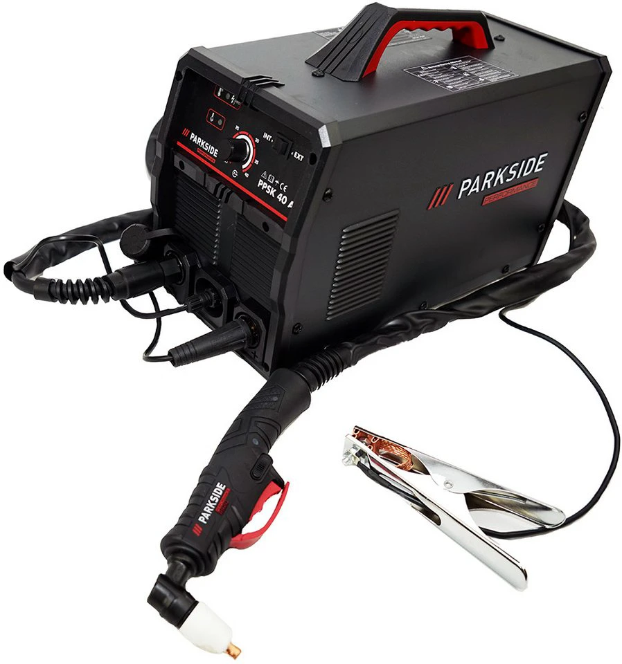 PARKSIDE PERFORMANCE® Plasmaschneidegerät PPSK 40 mit Kompressor 230 V, 15–40 A