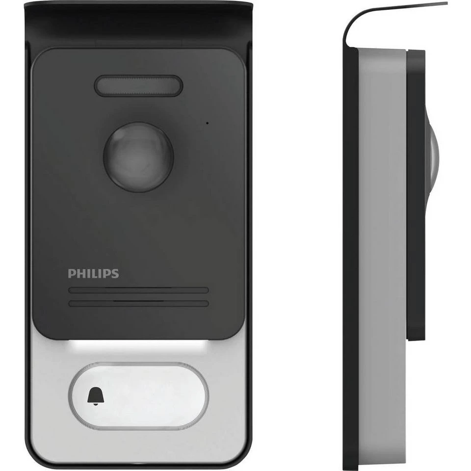 Philips Video-Türsprechanlage WelcomeEye Outdoor-DES 9900 531006 Aussenstation beleuchtetes Namensschild