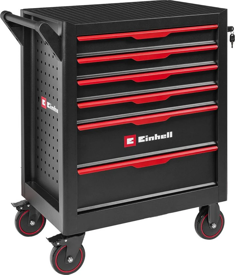 Einhell Werkstattwagen 149-tlg. 70 Bits 11 Ringgabelschlüssel Zangen