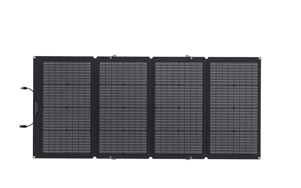 EcoFlow Solarmodul 220 W bifaziales portables Solarpanel monokristallines Silizium