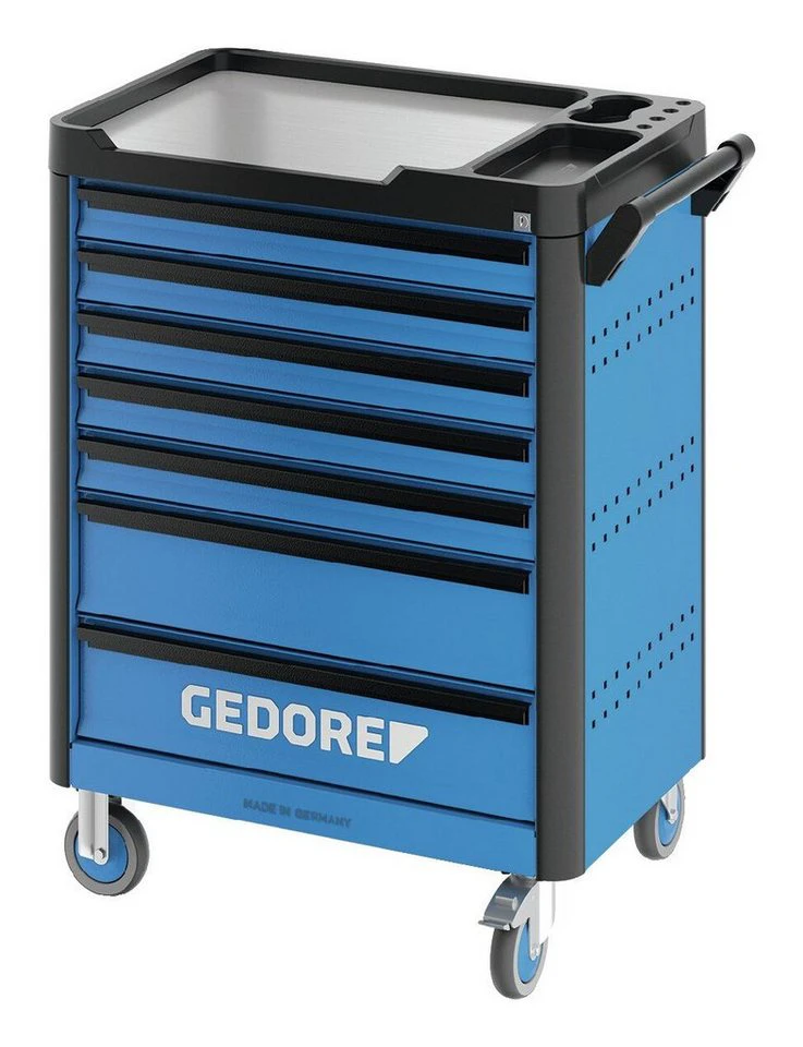 Gedore Werkstattwagen Workster WHL-L7 Stahlblech 7 Schubfächer 500 kg
