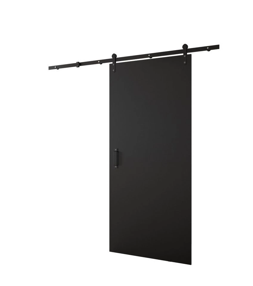 ABIKS MÖBEL Schiebetür LOFTIKO I Innenschiebetür 90 x 204 cm Aluminium