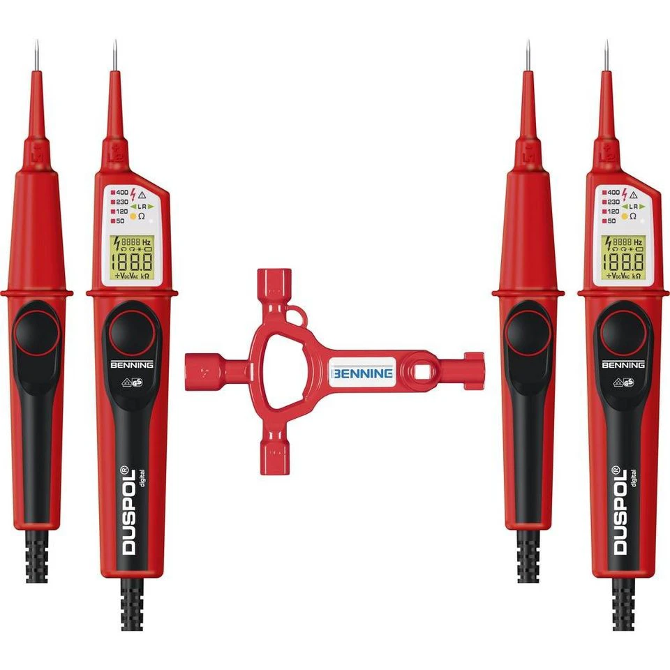 Benning DUSPOL digital Spannungs- und Durchgangsprüfer TRUE RMS 50263