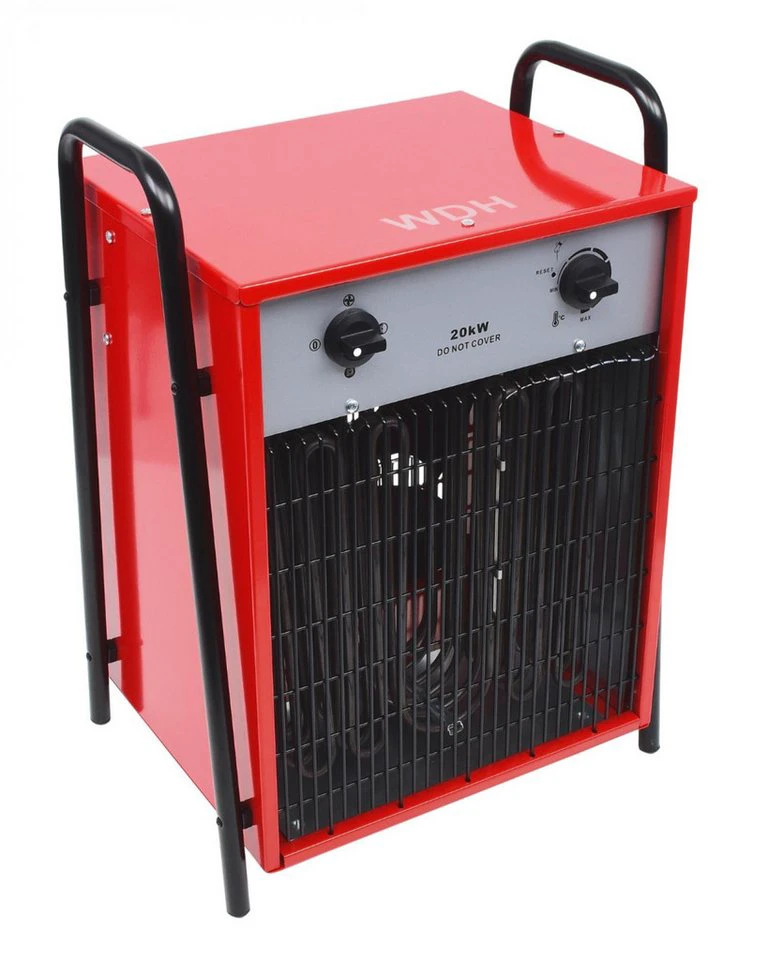WDH Elektroheizer WDH-IFH20 Heißluftgebläse 20 kW integriertes Gebläse IP24