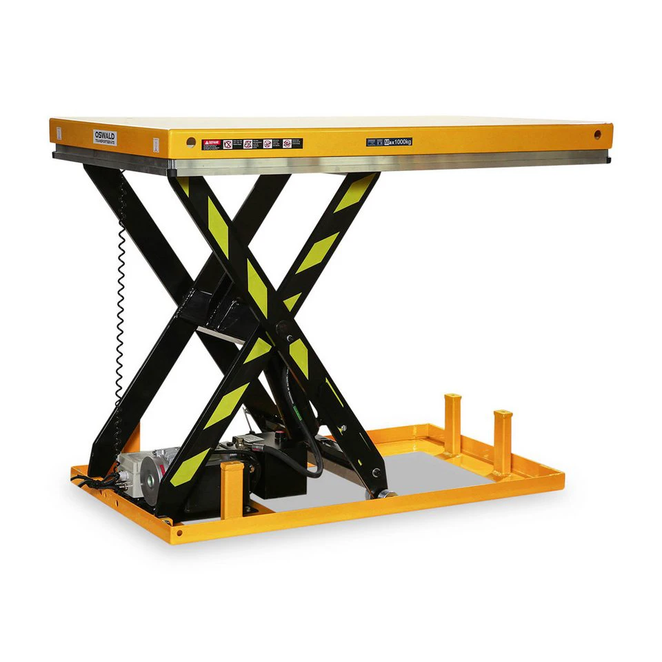 OSWALD Hubtisch ETH2 Elektrischer Scherenhubtisch 2,0 t 990 mm 1300 x 800 mm 380 V