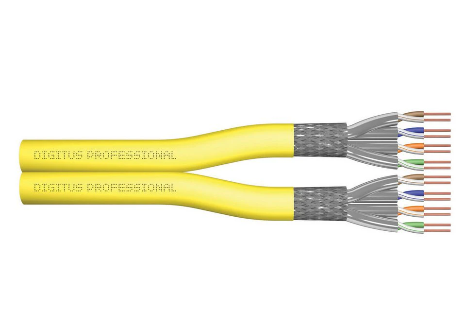 Digitus CAT 7A S/FTP Verlegekabel 500 Meter Duplex B2ca Netzwerkkabel