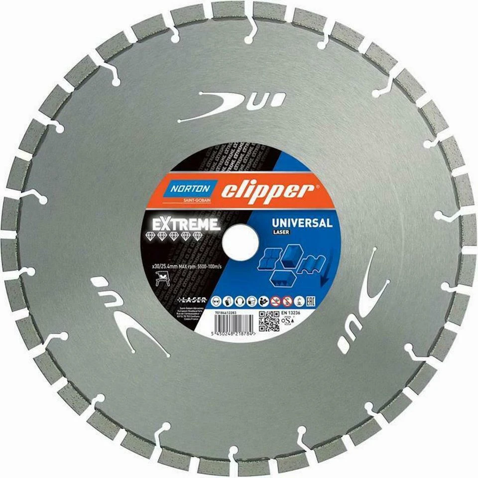 NORTON CLIPPER Diamanttrennscheibe Extreme Universal Laser 400x25,4 mm 70184611438