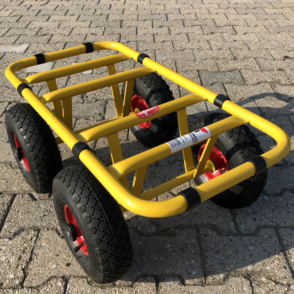 Ravendo Transportwagen Dolly 4 Rad TD 300-4W 300 kg Gelb