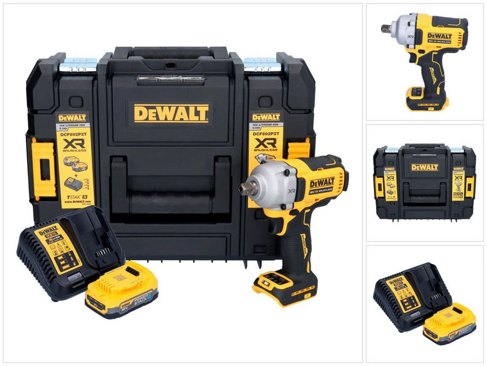 DeWalt Akku-Schlagschrauber DCF 892 18 V 813 Nm 1/2 Zoll Brushless mit 1 Akku