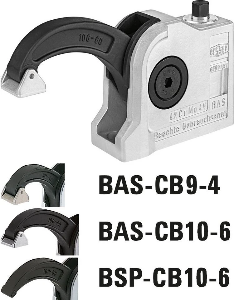 Bessey Compact-Spanner BAS-CB Schraubzwinge Spannkraft bis 16 kN Edelstahl 42CrMo4