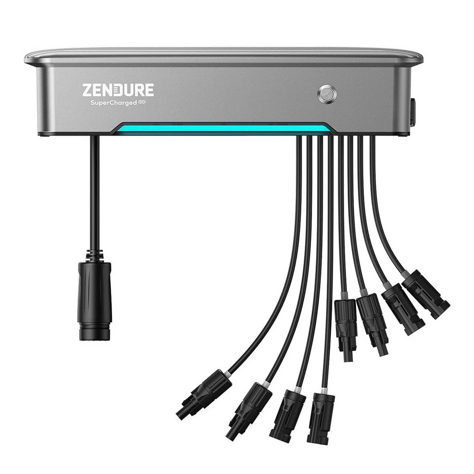 ZENDURE SuperCharged Balkonkraftwerk Hyper 2000 Hybrid-Mikrowechselrichter 1200 W 1800 W Dual MPPT TOU