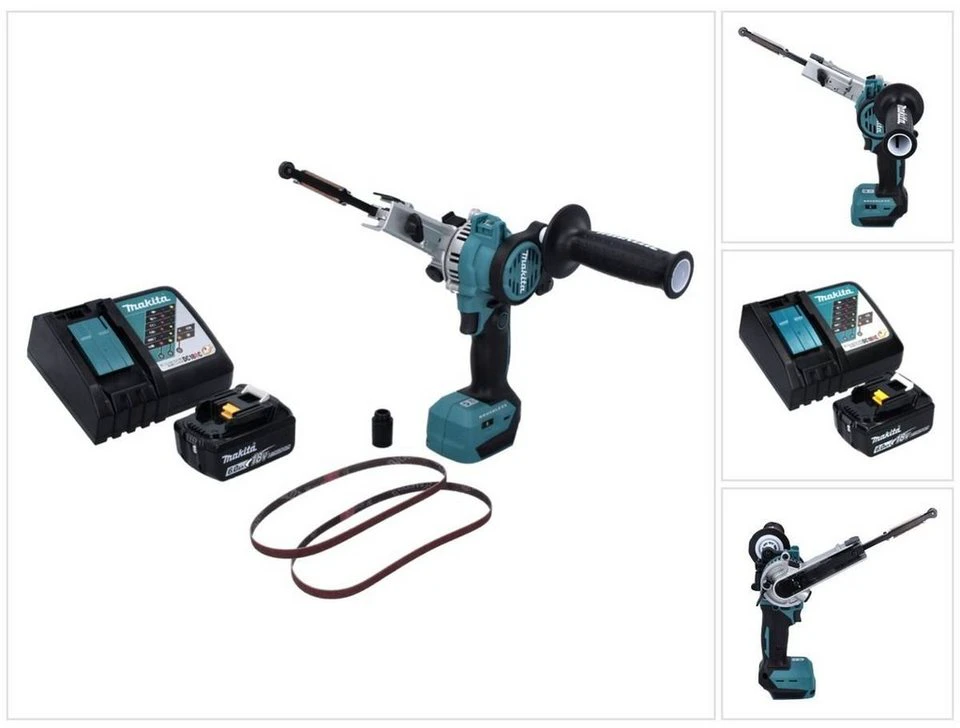 Makita Bandschleifer DBS 180 Akku Bandfeile 18 V 9 x 533 mm Brushless 6,0 Ah