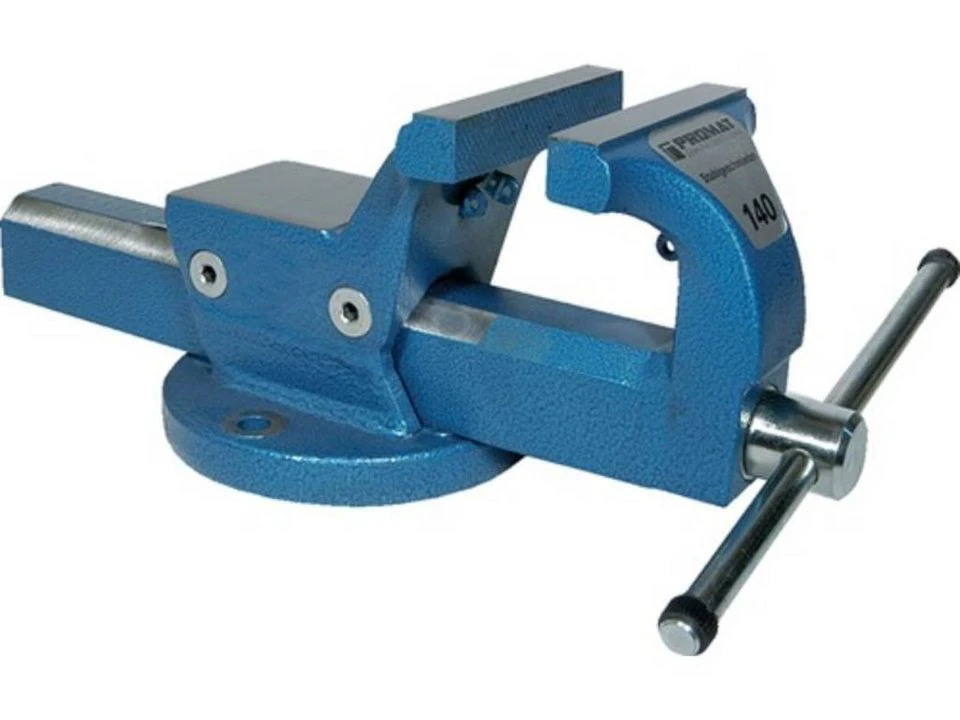 PROMAT Parallelschraubstock Backenbreite 140 mm Spannweite 200 mm geschmiedet C-45-Stahl
