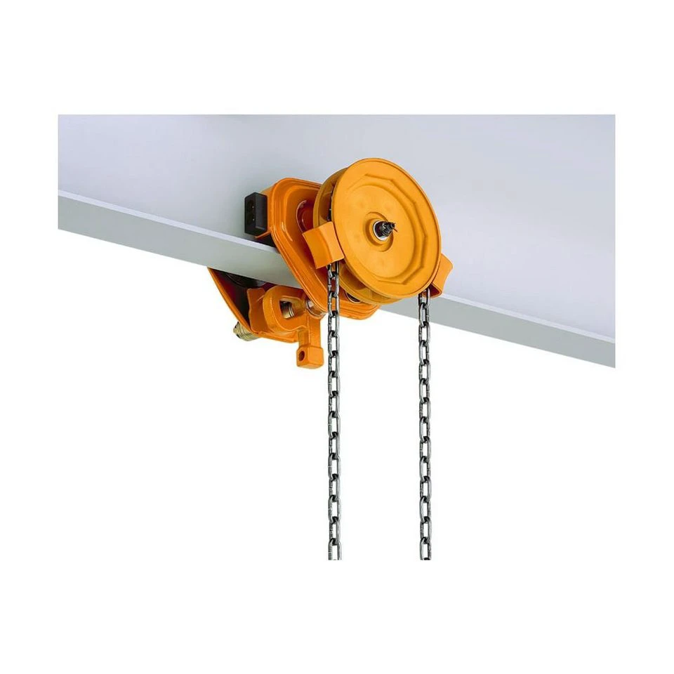 KITO Kettenzug Haspelfahrwerk 0,5T Flanschbreite 58-163mm Kettenlänge 3m