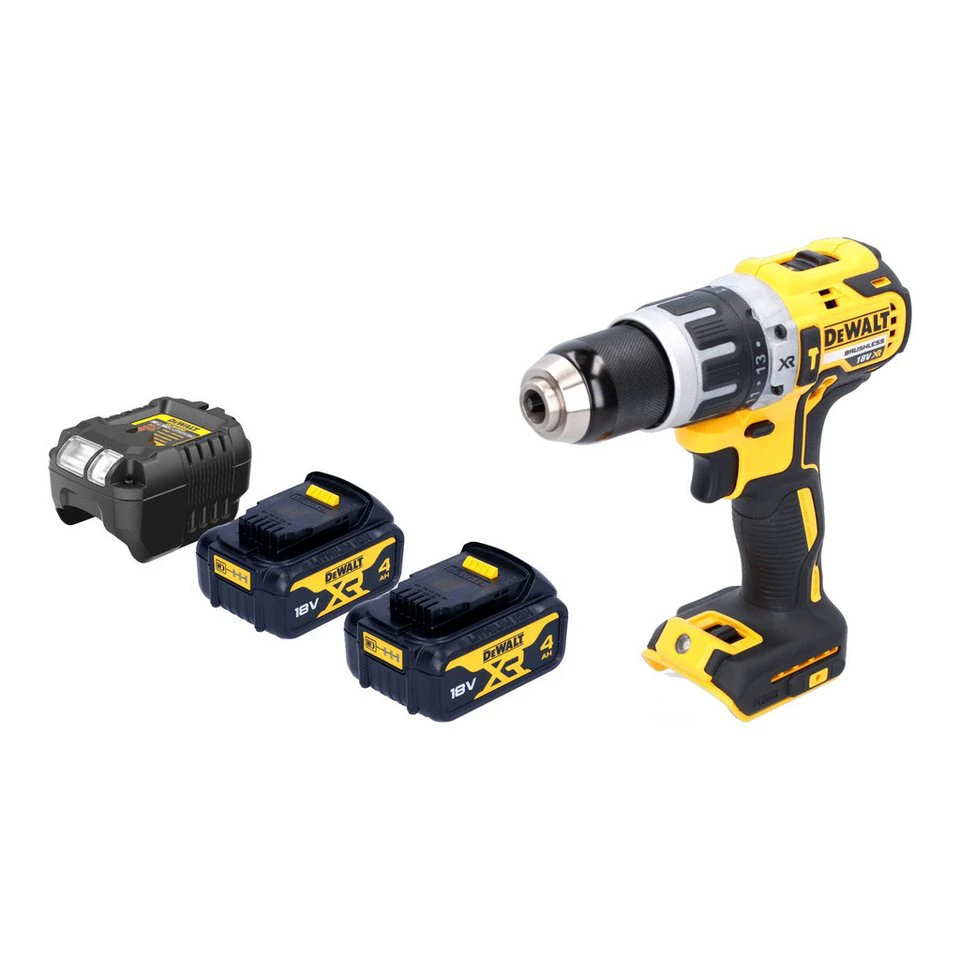 DeWalt Schlagbohrschrauber DCD 796 M2 18 V 70 Nm Brushless 2x Akku 4,0 Ah Ladegerät